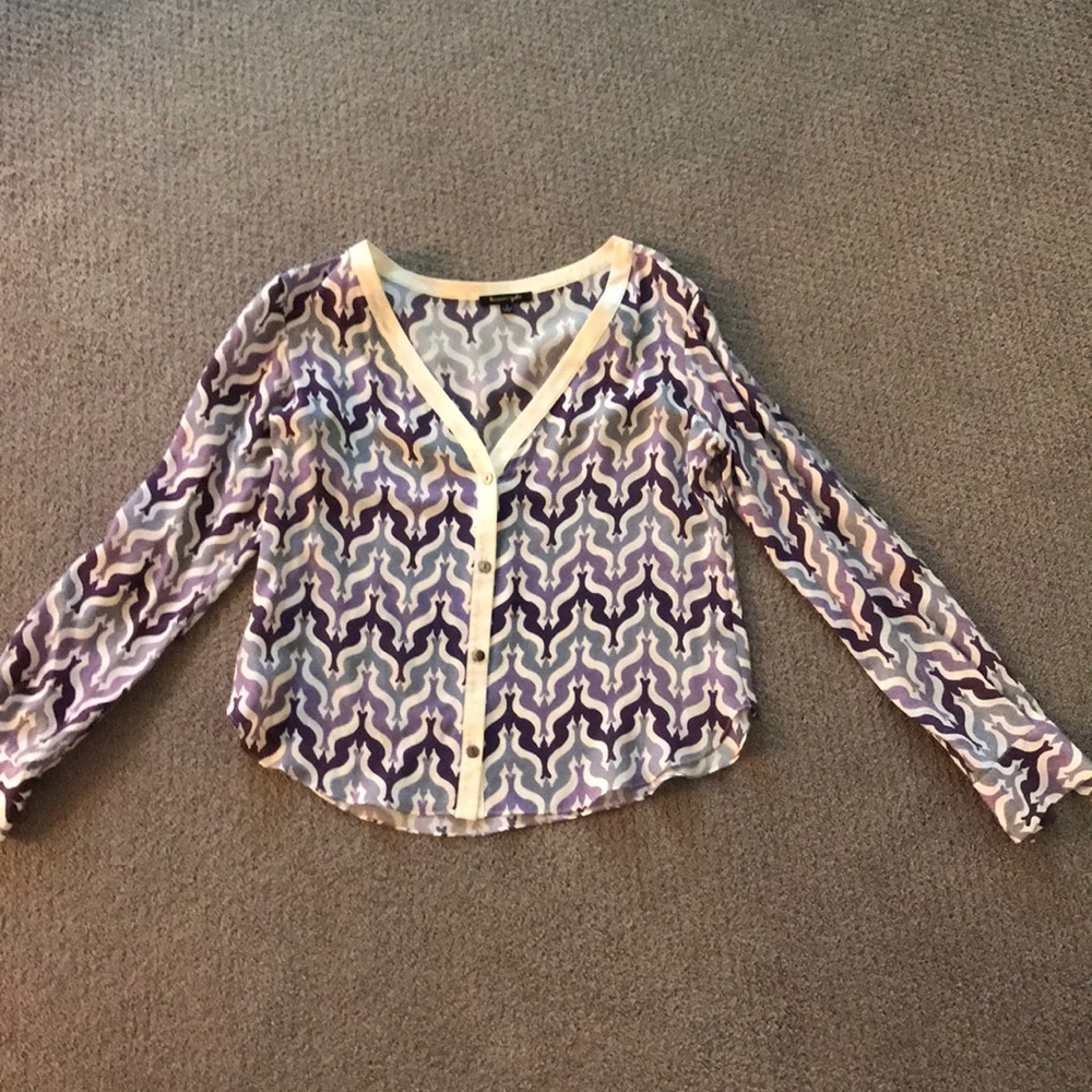Lauren Gold silk blouse